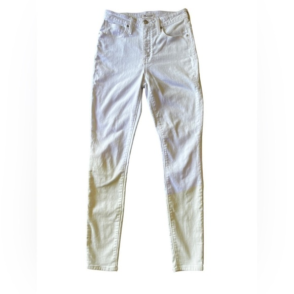 Madewell Curvy High Rise Skinny Jeans in Pure White - Picture 6 of 16